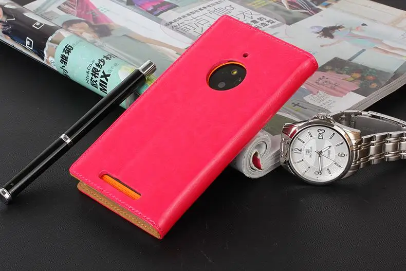 Присоски чехол для Nokia Lumia 830 N830 Высокое качество Роскошный Чехол С Откидывающейся Крышкой и подставкой из натуральной кожи чехол для мобильного телефона+ Бесплатный подарок