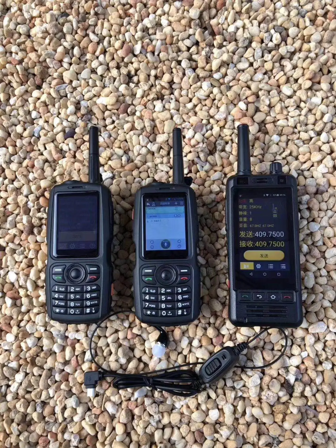 Zello сетевая рация GSM водонепроницаемая Android sim карта радио + аналоговая UHF 400 470 МГц