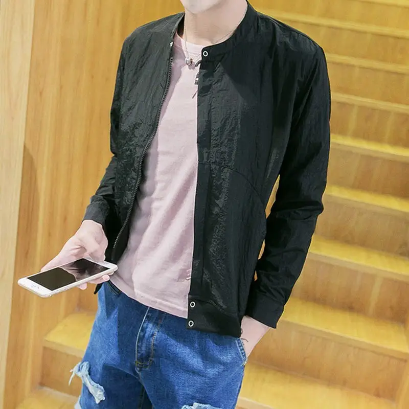 

Jacket Men Windbreaker 2018 Spring Autumn Fashion Jacket Men's Casual Jackets Male Coat Thin Men Coat Outwear Couple