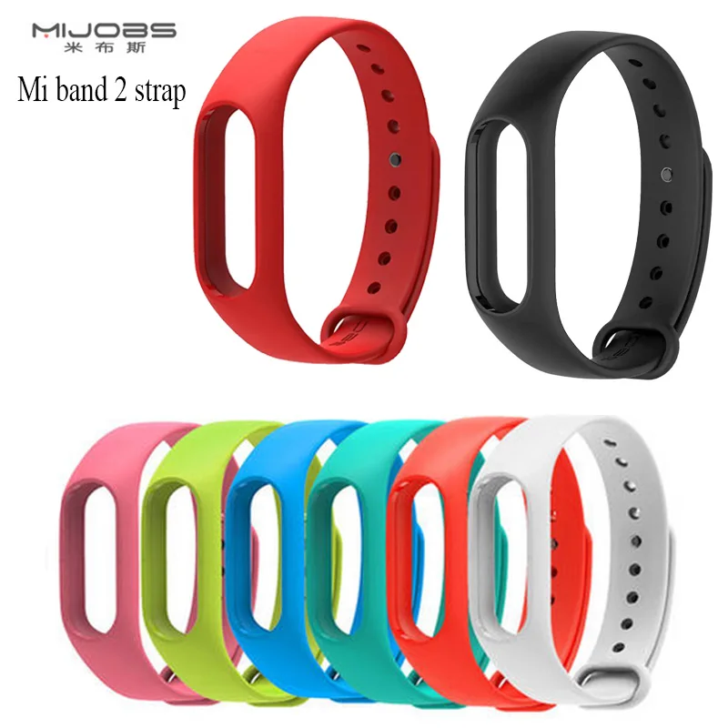 

Mi band 2 strap Replacement Band smart Wristband mijobs strap for xiaomi mi band 2 Smart Bracelet with 9 pure colors