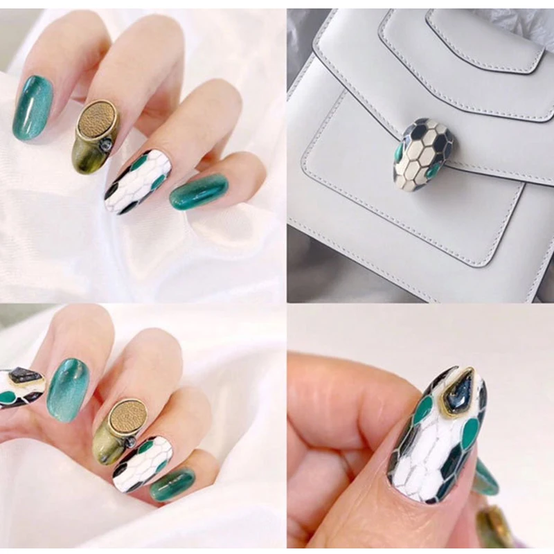 

6 Color Nail Art Charms 8ml Nail Polish Pull Line Gel Long Lasting Soak Off Poly Gel Bread Side Hook Line Glue Nail Polish TSLM1