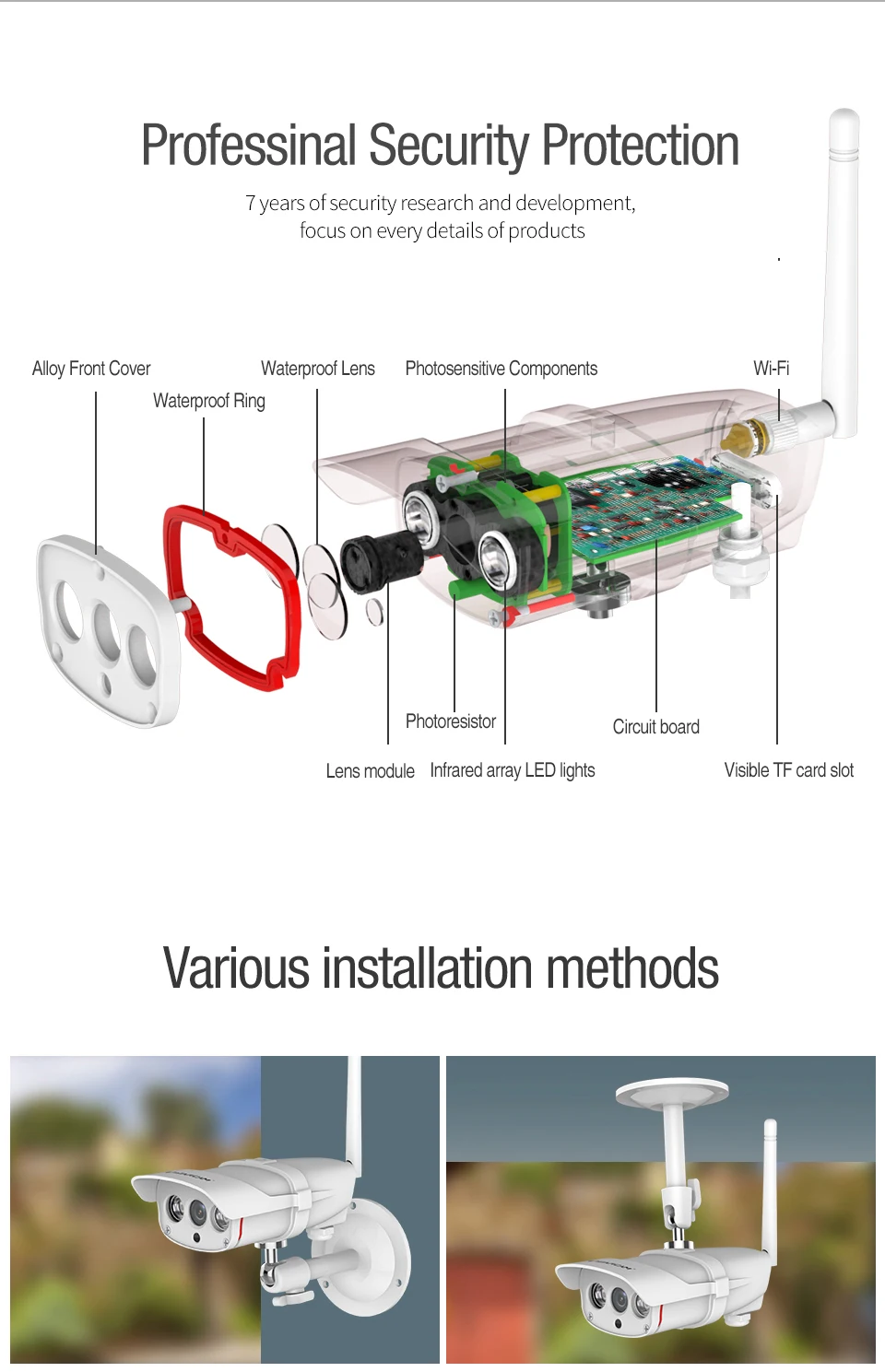 Vstarcam C16S 1080P Wifi ip-камера беспроводная водонепроницаемая уличная 2-мегапиксельная камера беспроводная IR-Cut домашняя IP камера видеонаблюдения