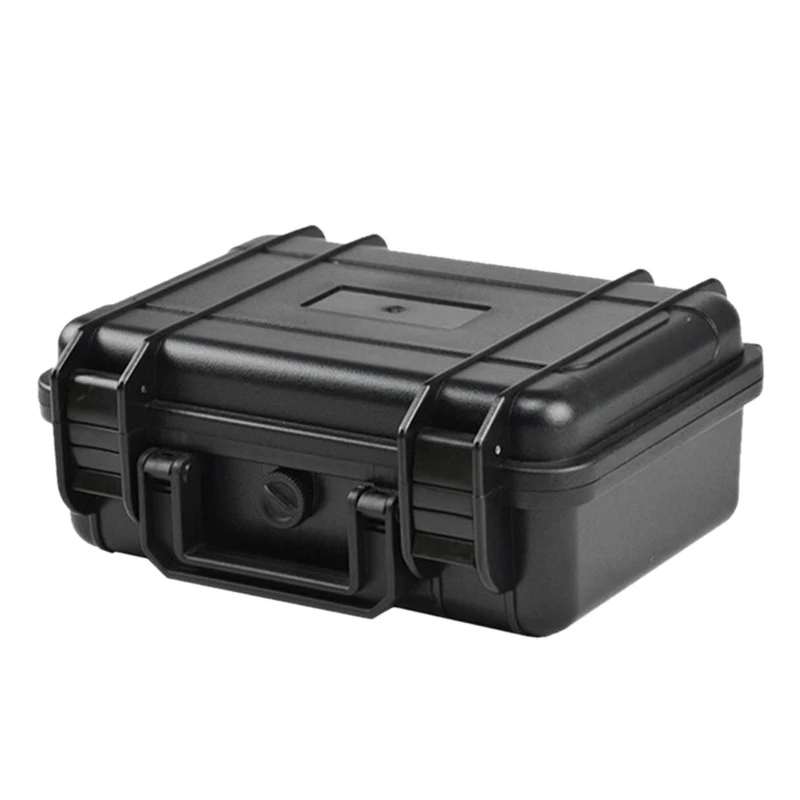 Наружный Abs водонепроницаемый сушильный ящик безопасность-оборудование коробка портативный Открытый выживания Toolbox пылезащитный и взрывозащищенный Collisi - Цвет: Black