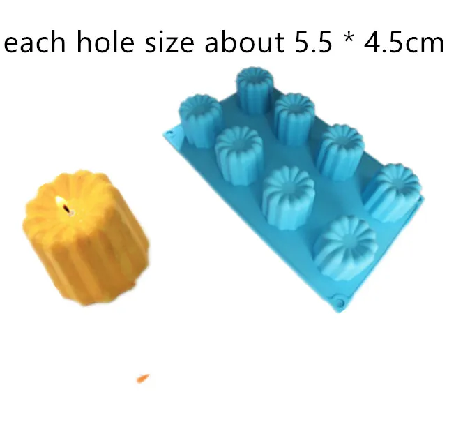 

snowflake flower pattern candle mould DIY Craft Candle Making Silicone Molds