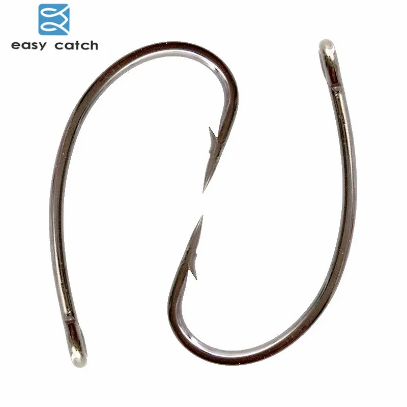 Easy Catch 500pcs 8245 Carp Fishing Hooks Teflon Coated Circle Curve