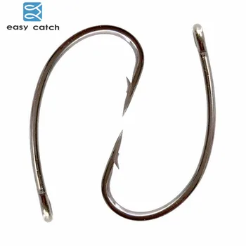 

Easy Catch 500pcs 8245 Carp Fishing Hooks Teflon Coated Circle Curve Shank Carp Hair Rigs Fishing Hook Size 2 4 6 8