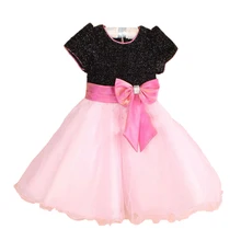 Платье принцессы для девочек благородное ребенка платья Bling Платье для маленьких девочек детей Костюмы платье Косплэй От 3 до 10 лет