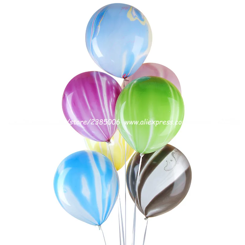 

20pcs/lot 12inch Agate Marble Latex Balloons Inflatable Balls for Holiday Birthday Party Wedding Decoration kid toys