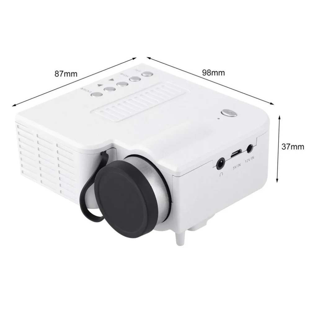 Hot UC28A Mini Portable LED Projector 1080P Multimedia Home Cinema Theater USB TF HDMI AV LED Beamer Projector for Home Use