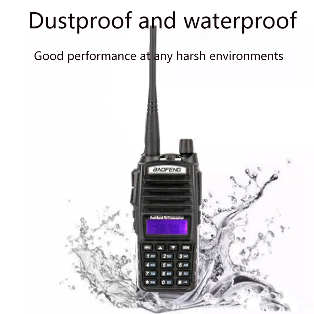 Профессиональный двухдиапазонный vhf uhf рация 10 км PTT Vox для портативной CB радиостанции Handy Radio uv82 baofeng UV-82 handphone