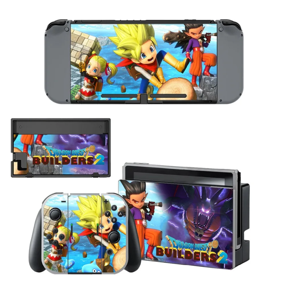 

Anime Dragon Quest Builder 2 Skin Sticker For Nintend Switch Console Gamepad Controller Nintendos Switch Game Vinyl Decals Cover