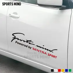 2 шт. настраиваемые спортивный автомобиль украшения Прокат автомобилей Стикеры пропуск автомобилей Стайлинг для Nissan Sentra B17 внешние