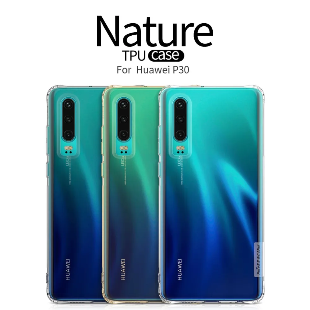 

For Huawei P30 case Nillkin Nature soft cover TPU translucent ultra thin clear protector for Huawei P30 Pro case