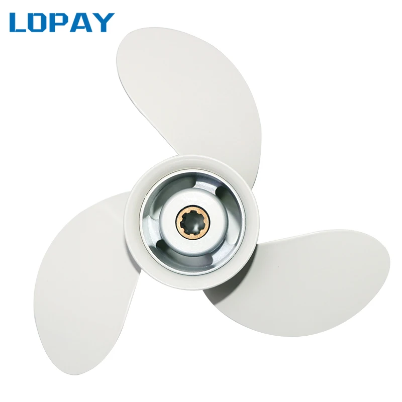 

8 1/2 x 8 1/2 -N propeller 6G1-45941-00-EL for Yamaha F9.9 4 stroke 9.9HP boat engine