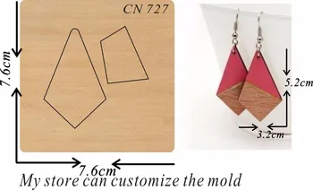 

Diamond earrings 727 die cutting & Wooden dies