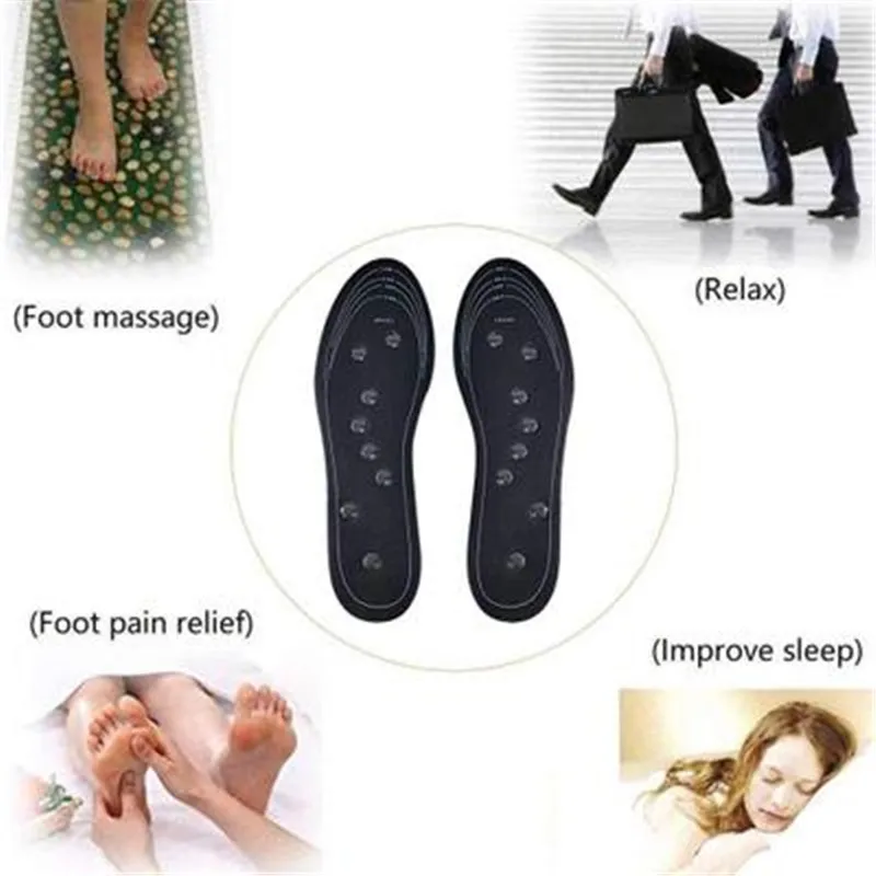 Body Magnetic Insole Care Footbed Magnetotherapy Foot Massage Magnet Therapy Foot Pain Acupuncture Points Health For Sport shoe insoles orthopedic insoles
