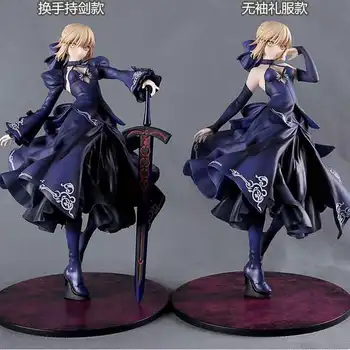 

26cm Fate Zero Fate Stay Night Black Saber Action Figure Collection Toys Christmas Gift Japanese Anime Figures new