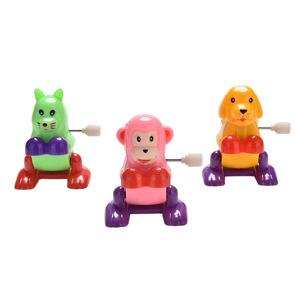 Заводная игрушка для новорожденных, Забавная красочная заводная игрушка для малышей, дизайн обезьяны, заводные весенние игрушки высокого качества