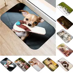 1 шт. 3D Собака фланель спальня гостиная напольный коврик ковер Нескользящие половик домашний декор