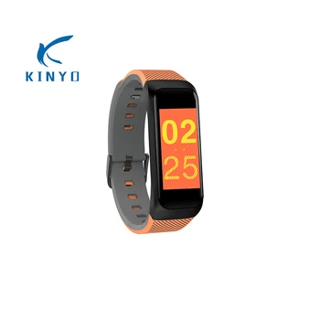 

Intelligent KYP-007 smart wristband Blood pressure tracker sports bracelet step count remote camera smart band for ios android