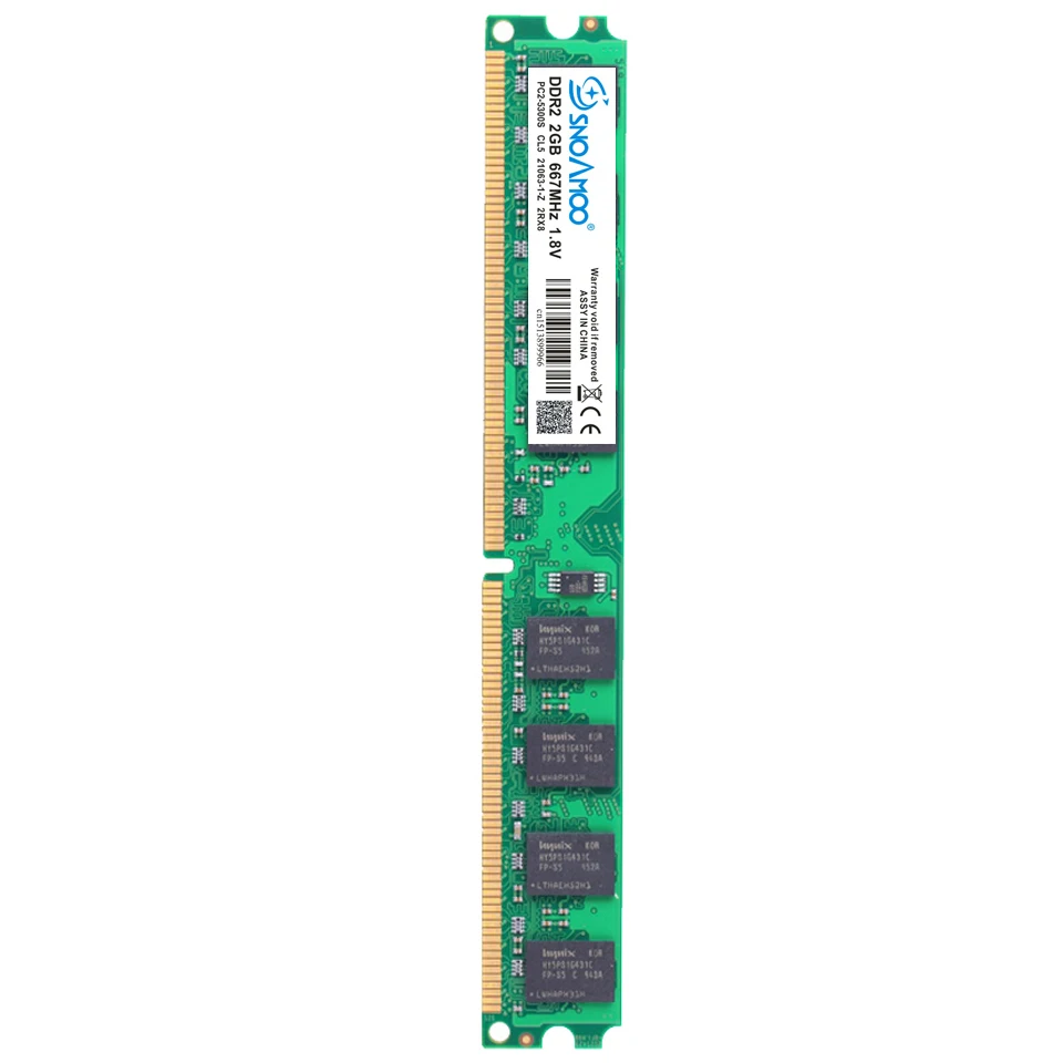 SNOAMOO новая DDR2 2GB настольная ПК ARM 667Mhz PC2-5300S 240 Pin 800MHz PC2-6400S 1GB 4GB DIMM для Intel совместимая Компьютерная память