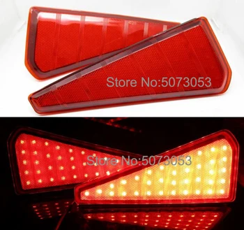 

2PCS Crystal lens 72LED 5050led Rear bumper reflector light tail reverse brake stop light lamp for Toyota Noah/VOXY 80Lines