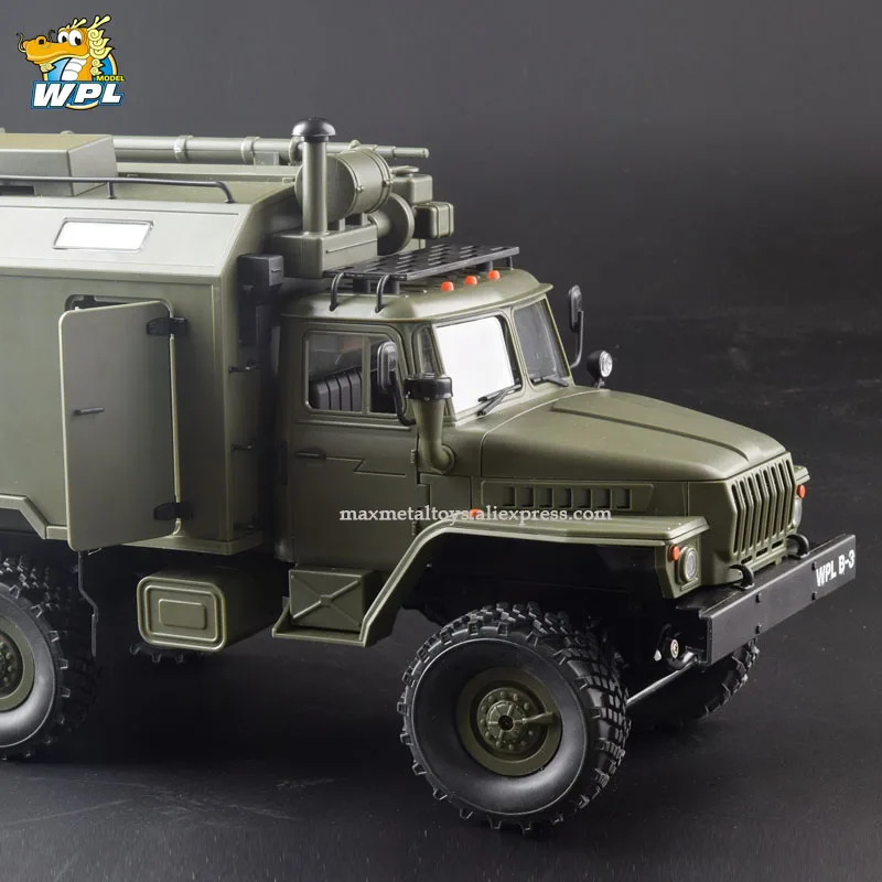 WPL B36 1:16 RC Car 2.4G 6WD Military Truck Crawler Command Communication Vehicle RTR Toy Carrinho de controle