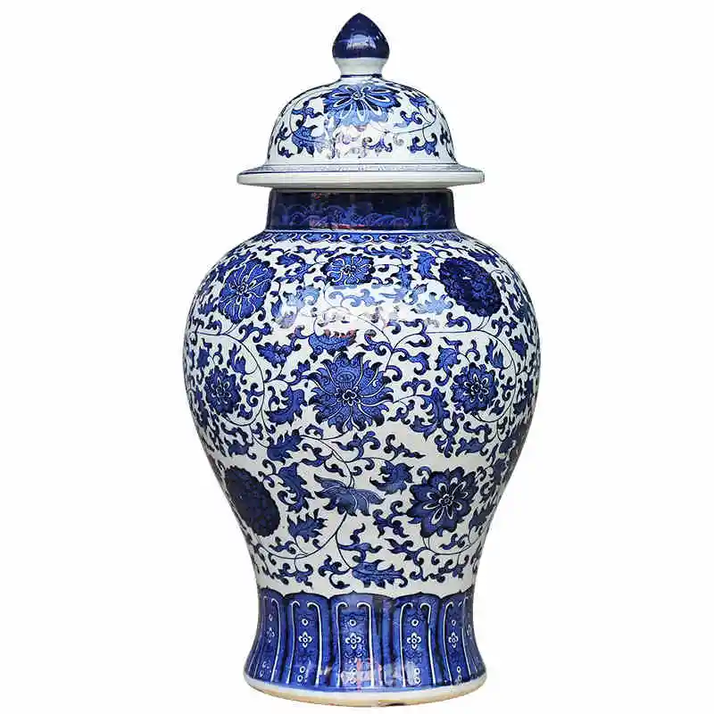 Jingdezhen Ceramic Vase Antique Porcelain Ginger Jars Decorative Vases