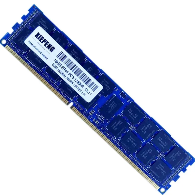 サーバーメモリ16ギガバイトDDR3 1333mhz 1600 ecc reg 4グラム8ギガバイト2Rx4 PC3-12800R  14900のレジスタrdimm ram用X58 X79マザーボード