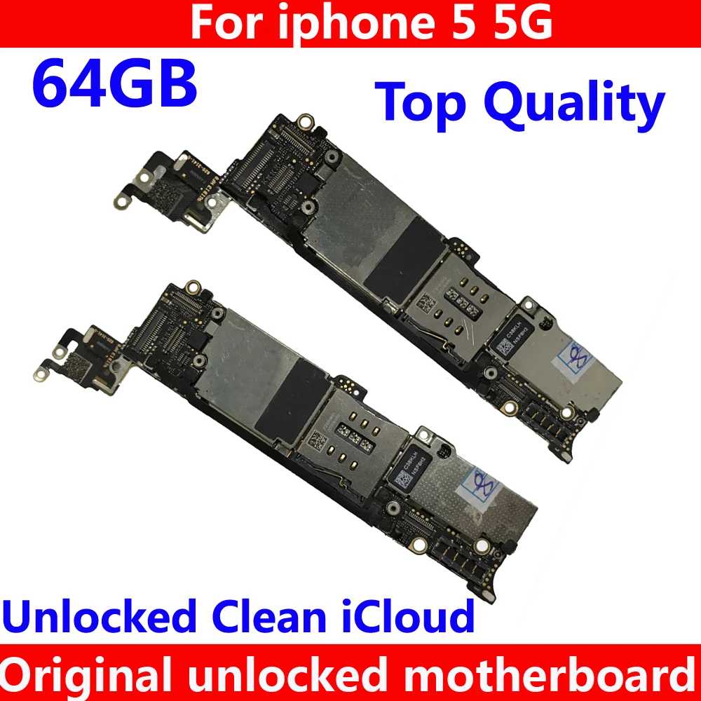 Материнская плата для iphone 5 64 ГБ разблокированная Бесплатная логическая iCloud IOS