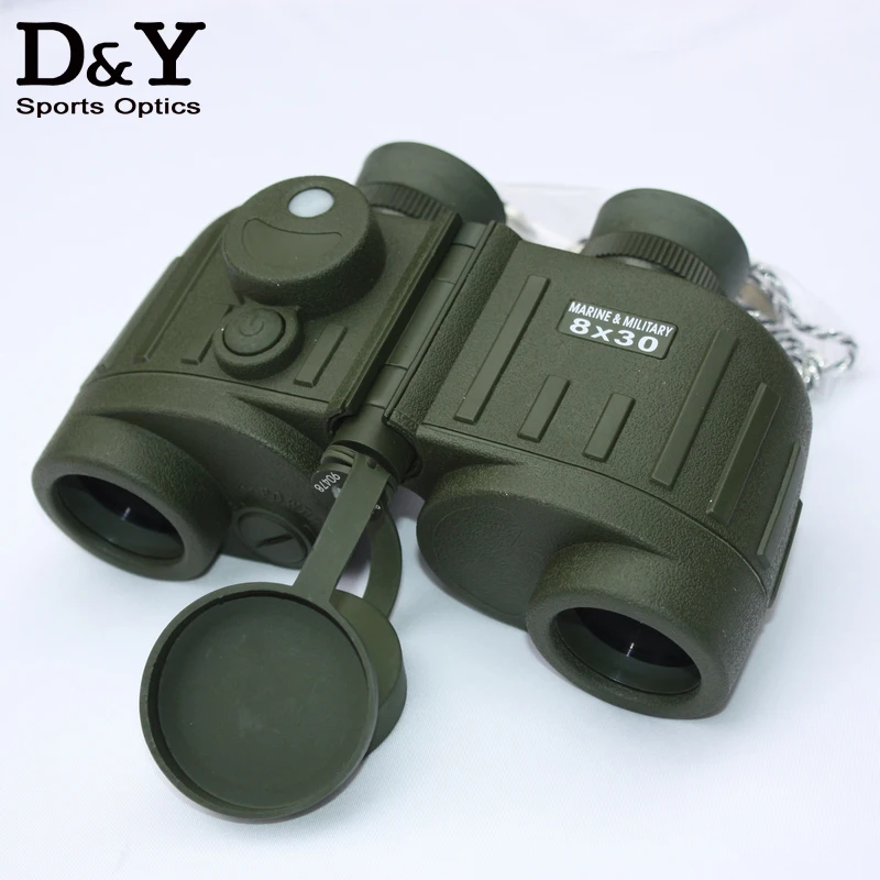 Military Binoculars 8X30 General Tactical Binoculars font b Rangefinder b font Compass binocular telescope DYB024 with