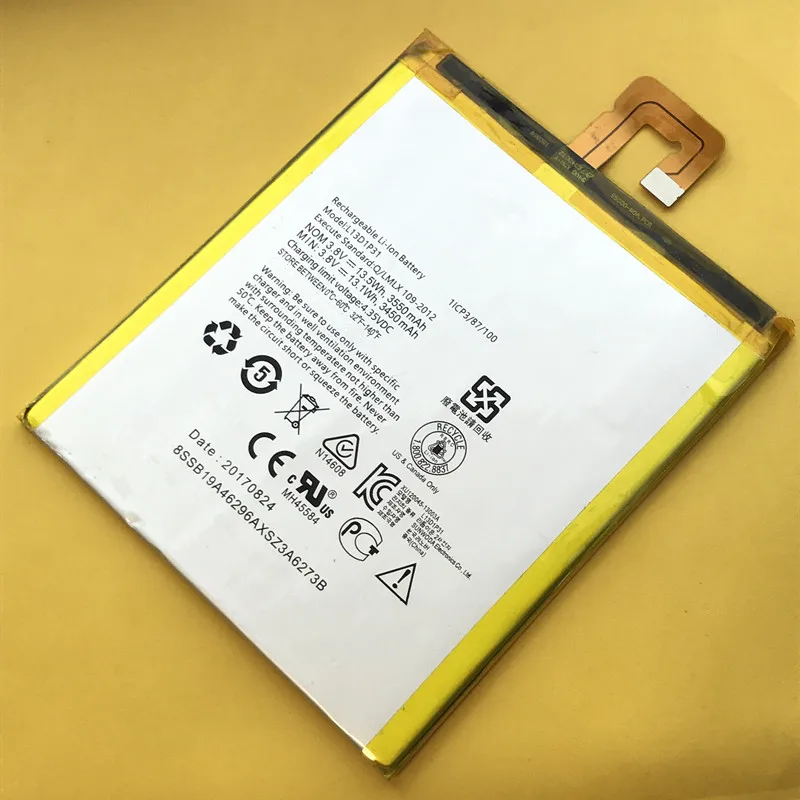 

L13D1P31 battery for Lenovo LePad S5000 S5000H Pad A3500 Tablet PC L13D1P31 tab 2 A7-30 Battery 3450-3550mAh