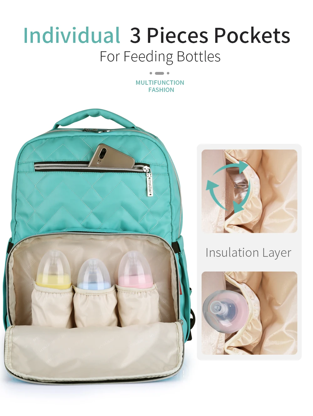 Модная сумка для подгузников для мам, сумка для подгузников для мам, брендовая вместительная сумка для детских подгузников, рюкзак для путешествий, дизайнерская сумка для ухода за ребенком