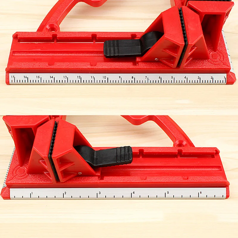 

Plastic Right Angle Clamp 90 Degree Woodworking Ruler Picture Photo Frame Square Clamp Clip Holder TN99