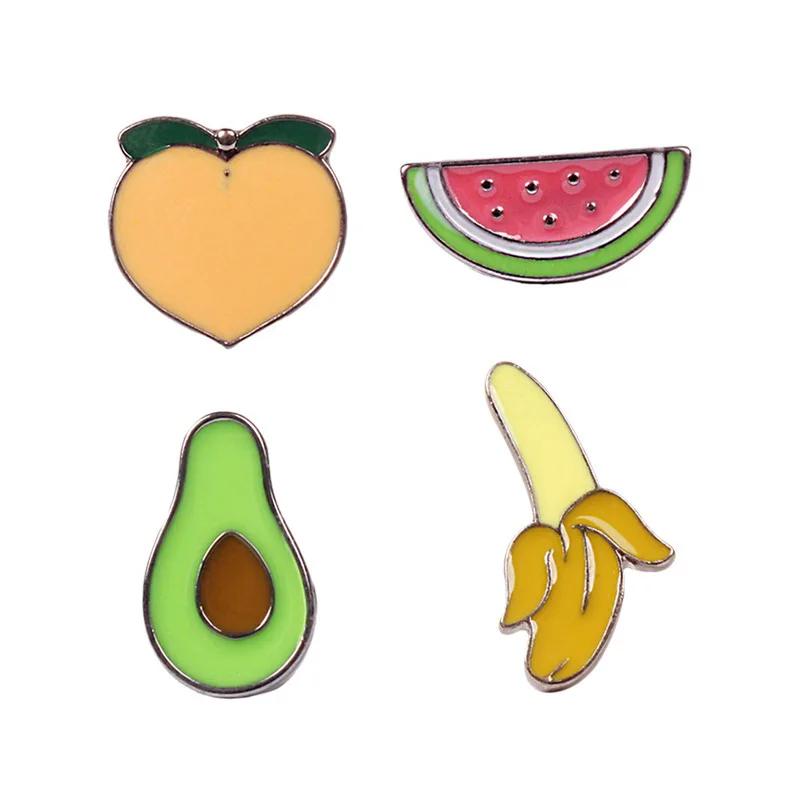 Cute Cartoon Watermelon Avocado Banana Peach Fruit Cool