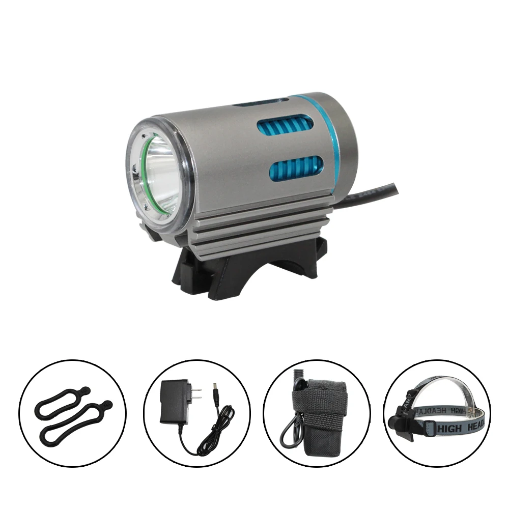 4 Mode XM-L2 LED Bicycle Front Lamp with DC Port for Bike - Bright Bike Headlight Torch image 6