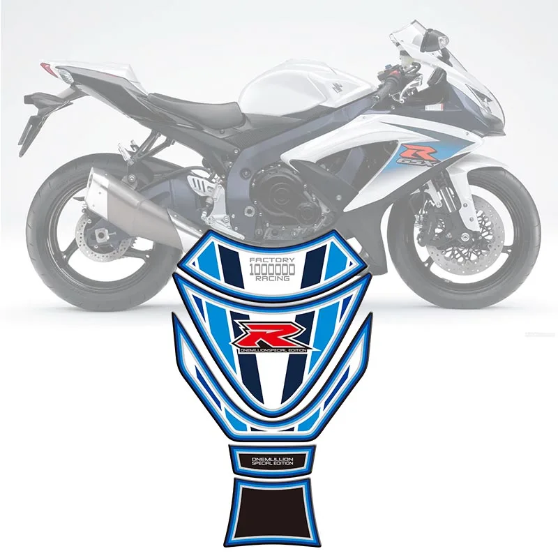 Мотоцикл накладка Рыбья кость стикеры 3D резиновая бак мотоцикла для Suzuki GSXR 1000 2013