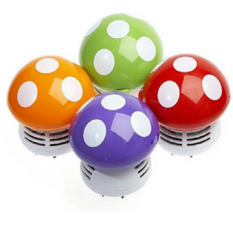 

Hot Portable Mini Mushroom Corner Desk Table Dust Vacuum Cleaner Sweeper Functional Desktop Vacuum Cleaner