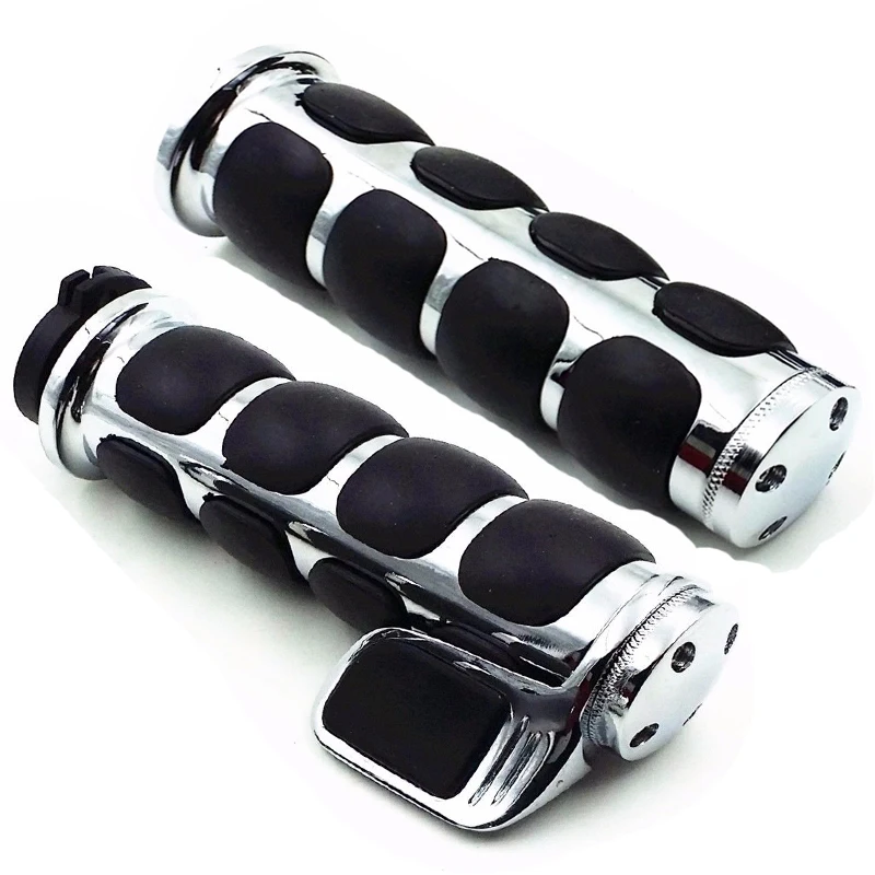 1" 25mm Motorcycle Handle Bar Hand Grips For Harley Sportster Dyna Softail Vrod Chopper For