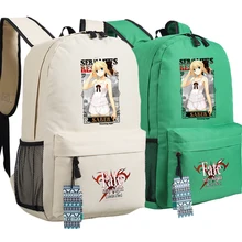 Судьба ночь сабер БПР Косплей Рюкзак Школьный Мешок Подарок Xmas Mochila Мальчики Девочки Модный Путешествовать Спорт Уличный Кемпинг Модный Путешествовать Спорт Уличный Кемпинг