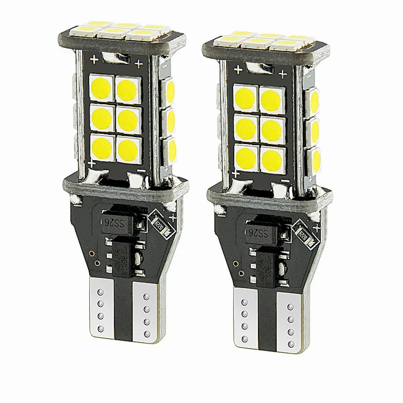 2pcs �ſ� ���� canbus ���� ���� t15 w16w 921 912 24smd 3030 Ĩ�� led ���� ��� ������ ���� ȭ��Ʈ 6000 k