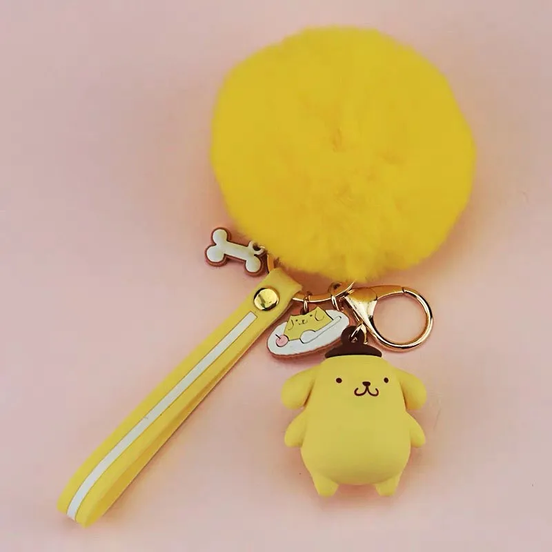3D креативный брелок Sanrio серии My Melody Pudding Cinnamoroll Dog, брелок для ключей с подвеской, брелок для девочек, фигурная игрушка - Цвет: 05