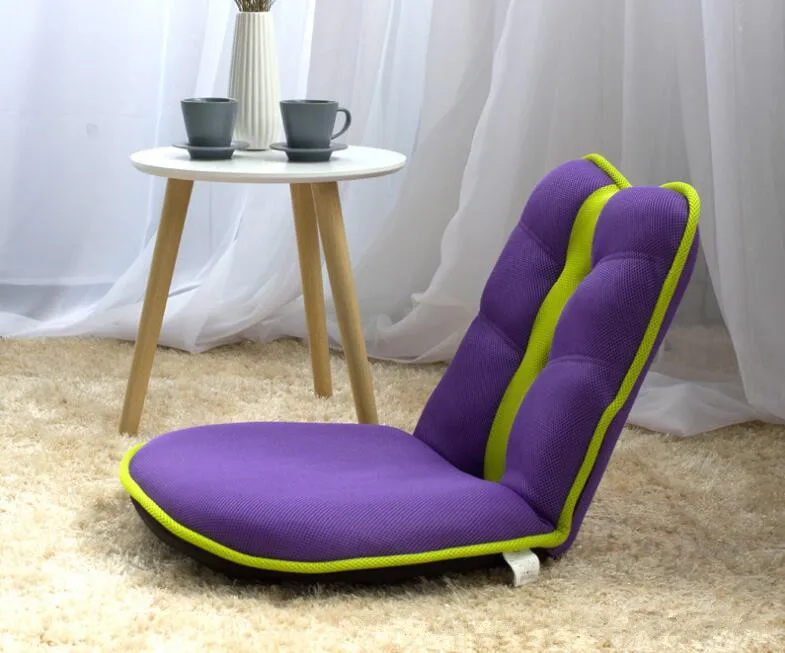 Floor Folding Gaming Sofa Chair Lounger Folding Adjustable Sleeper Bed Couch Recliner Living Room F