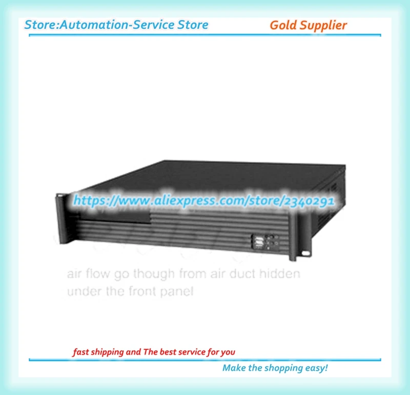 2U T3802C Server Case Aluminum Panel /PC Power Bit
