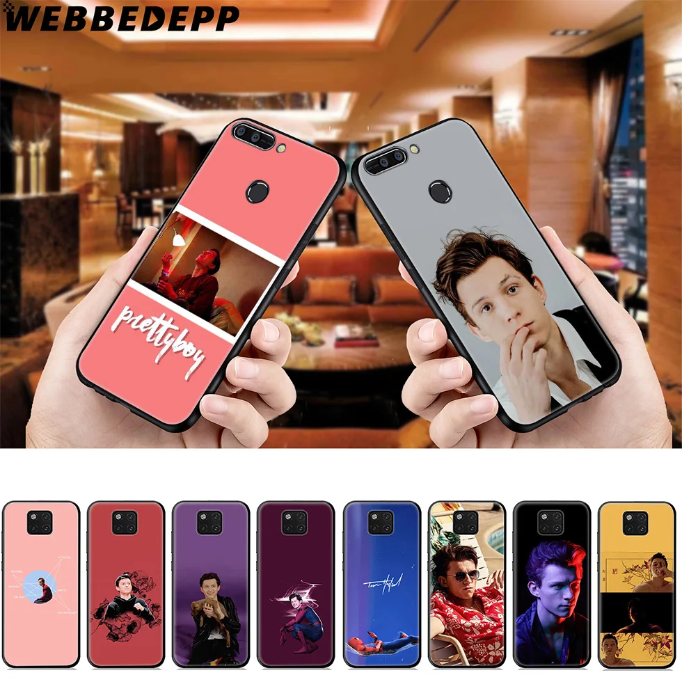 

WEBBEDEPP Tom Holland Spiderman Soft Case for Huawei Mate Honor 20 6A 7A 7C 7X 8 9 9X 10 View 20 10 Lite Pro Mate 30 20 Lite Pro