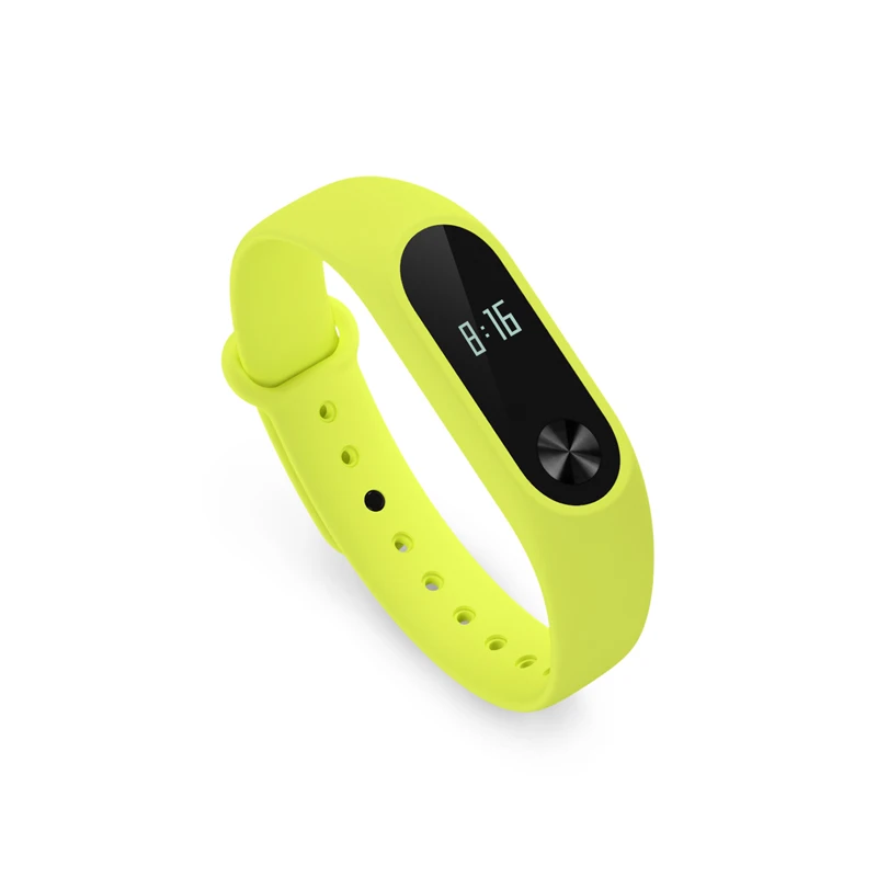 Оригинальный ремешок Xiaomi Mi Band 2 цветной сменный Браслет для часов силиконовый из