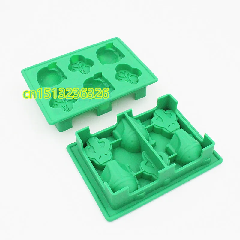 

1PCS Boba Fett Silicone Star Wars Ice Cube Tray Mold Cookies Chocolate Soap Baking Mould DIY