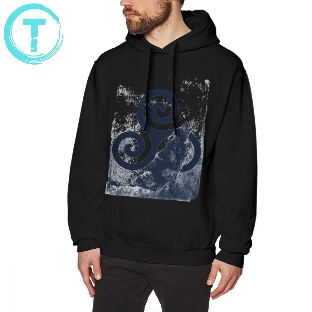 

Teen Wolf Hoodie Triskele And Wolf Hoodies Autumn White Pullover Hoodie Cotton Outdoor Stylish Mens Oversize Long Sleeve Hoodies