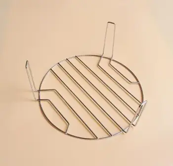 

Microwave Oven Parts steel bbq bracket net with 3 legs 20.8X9.3cm