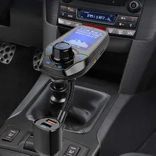1,8 дюймов Цвет Экран Bluetooth Автомобильный MP3-плеер FM USB передатчик зарядки Поддержка установка вольтметр TF карта u-диск AUX Вход вне